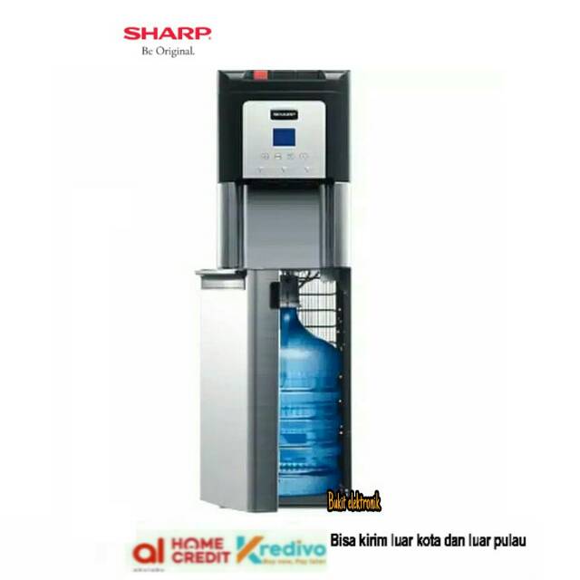 Dispenser Air Sharp SWD-78EHL-SL Silver Stand dengan Sistem Filtrasi Alkaline