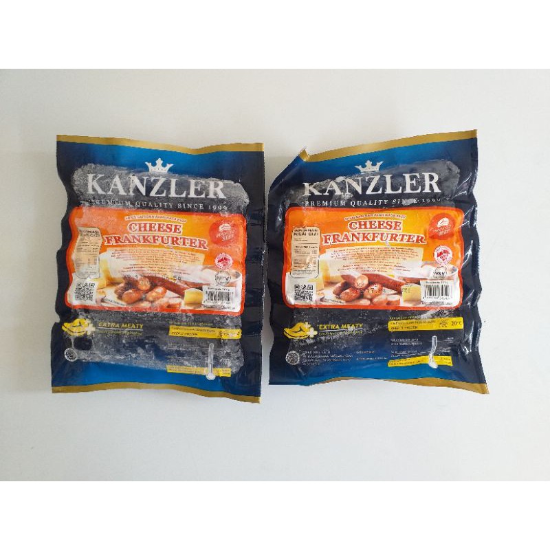 

Kanzler Sosis Cheese Frankfurter 360 Gram