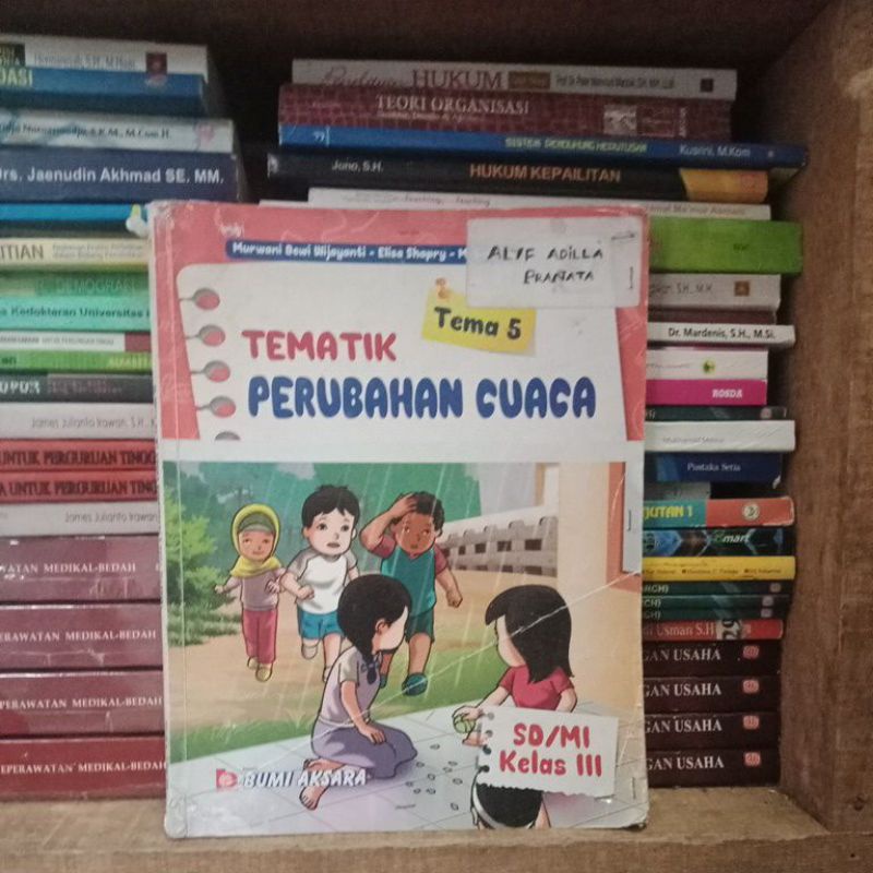 tematik tema 5 perubahan cuaca kelas 3 penerbit bumi aksara