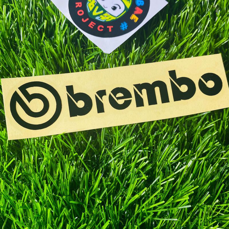 Stiker brembo sticker cuting pengereman BREMBOO 1PCS variasi motor