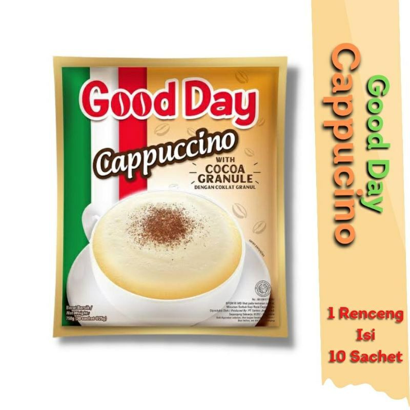 

GOOD DAY CAPPUCCINO RENCENG (10 SACHET)