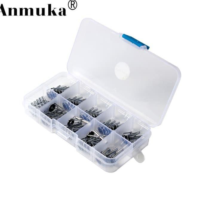 Anmuka 54Pcs Set Ring Guide Joran Pancing Bahan Keramik "HARGA PROMO"