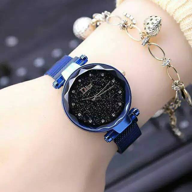 COD-JKT Jam Tangan Wanita DR Magnet Strap Rantai Pasir.