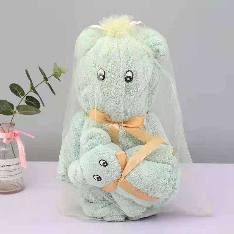 Handuk Set Boneka Beruang 2in1 HANDUK micro fiber HANDUK MANDI DAN WAJAH COTTON TOWEL DENGAN BAHAN LEMBUT handuk bayi handuk anak HANDUK SET ANAK HANDUK SET BAYI MURAH LAP MANDI handuk LAP handuk beruang set