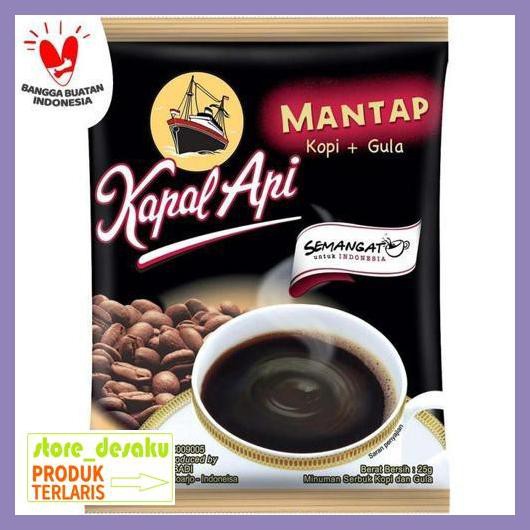 

57Ryr68- Kapal Api Kopi Gula Rasa Mantap Bag (Isi 30 Sachet @25 Gram) 4E57Edu-