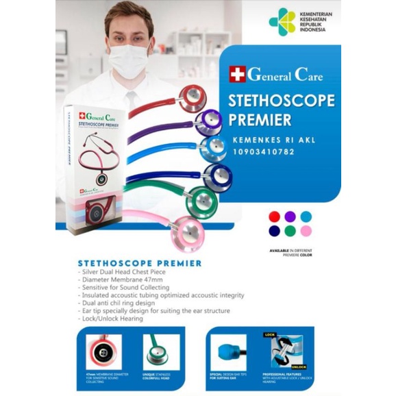 Stetoskope General Care Premier (Dual Head)