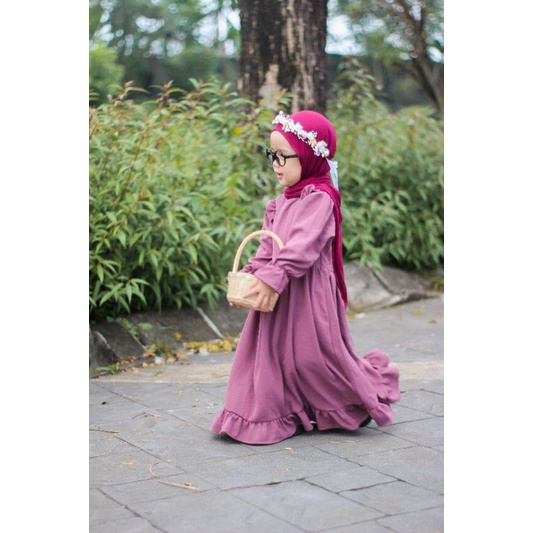 GAMIS PUTIH ANAK MANASIK HAJI GAMIS NAMIRA CANDY 1-10TH