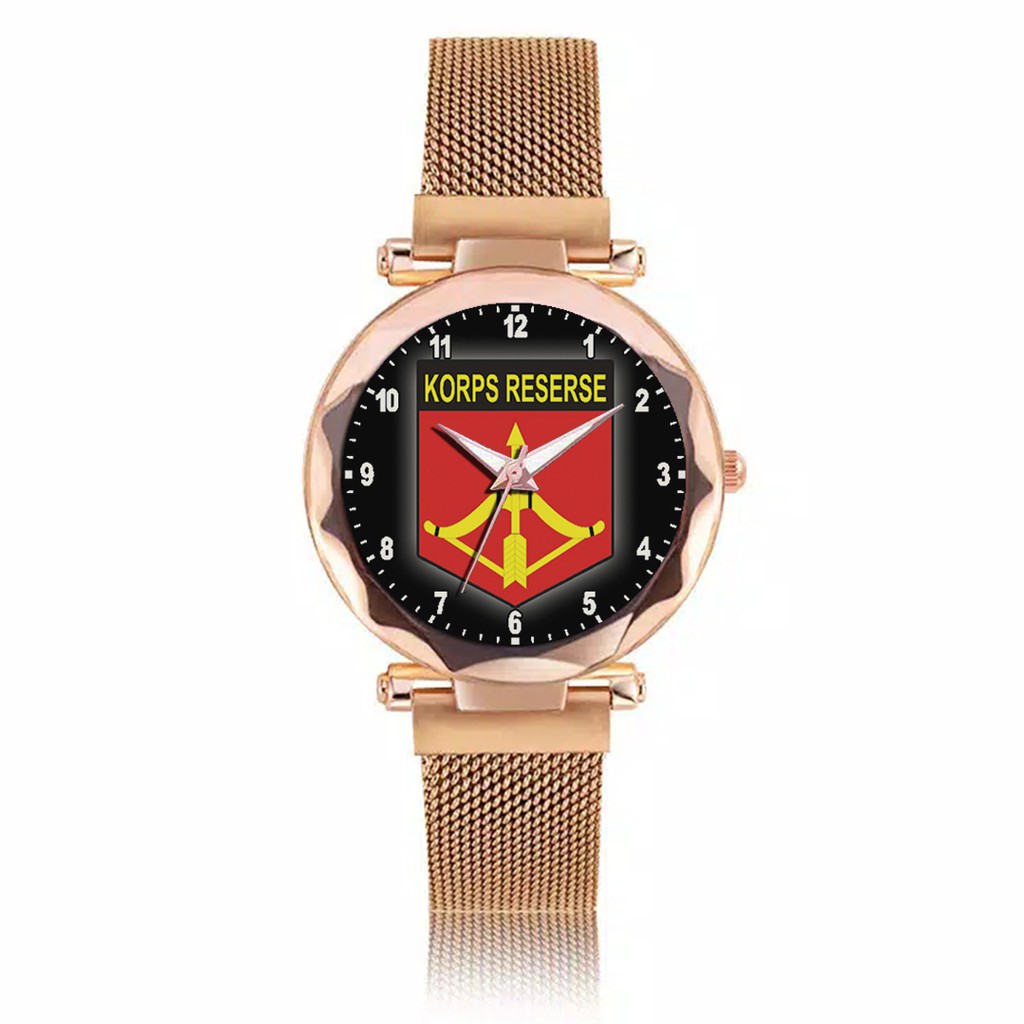 Jam Tangan Wanita Custom - KORPS RESERSE Free Box &amp; Batre Cadangan