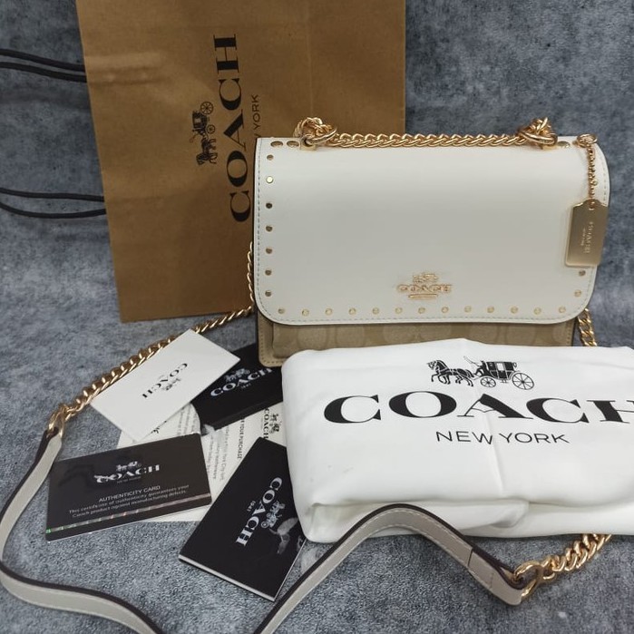 

COACH KLARE IN SIGNATURE CANVAS CHALK