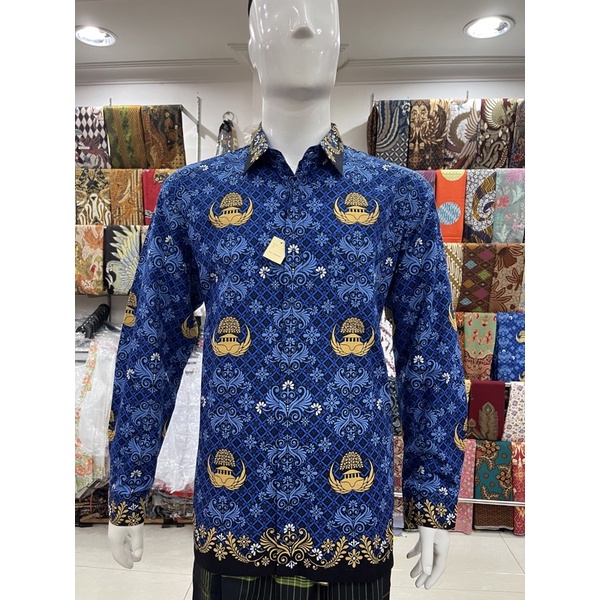 kemeja korpri katun pria