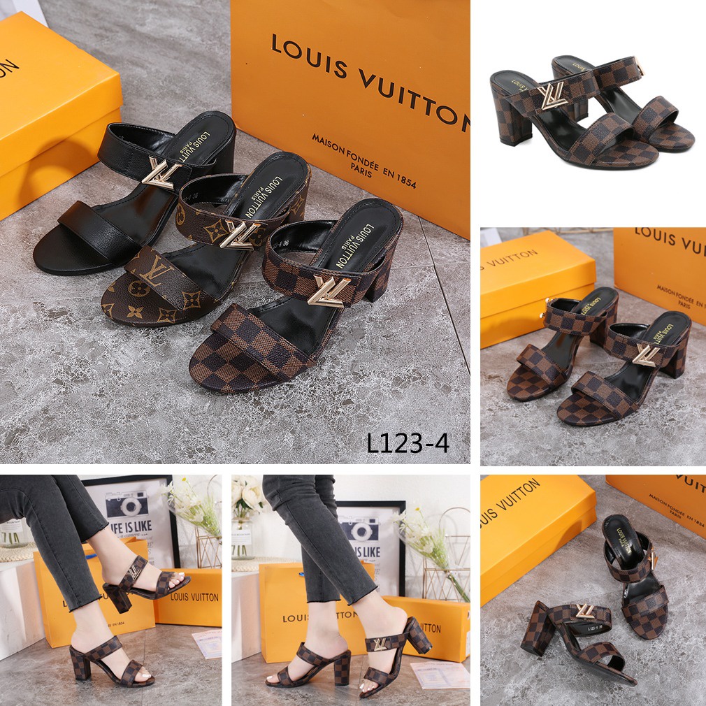 SHOES Block Heel Sandals #L123-4