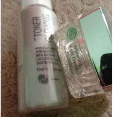 night cream whitening ms glow preloved
