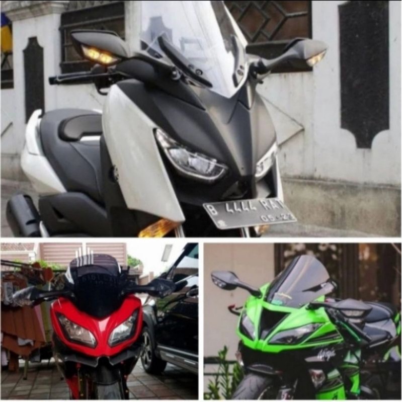 Spion moge ZX10 XZ25 xmax ninja 250R CBR R25 dll - Charmoto