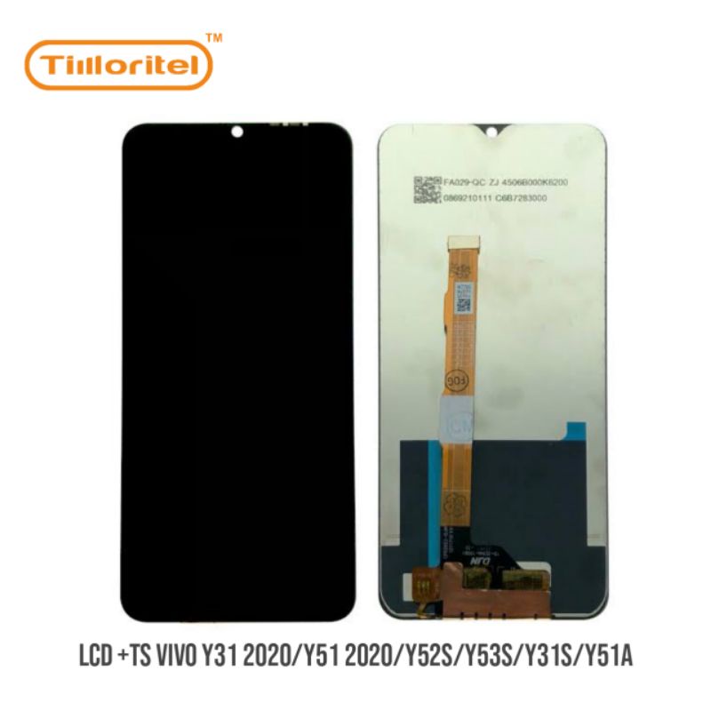 LCD +TS VIVO Y31 2020/Y51 2020/Y52S/Y53S/Y31S/Y51A