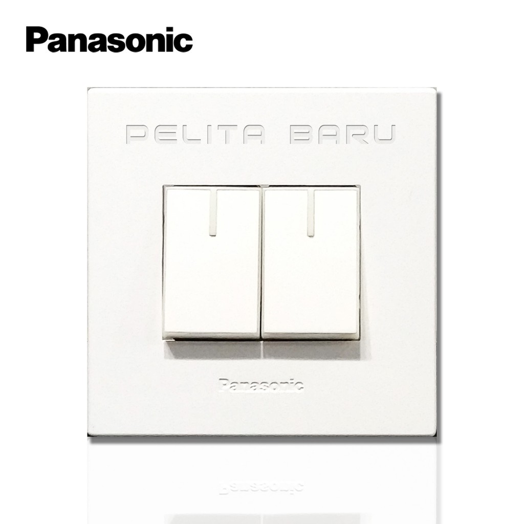 Saklar Ganda / Seri Panasonic Style E Putih