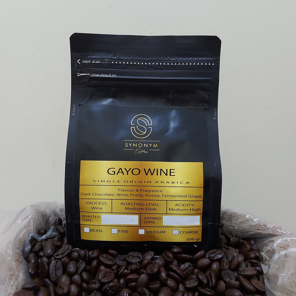 

Kopi GAYO WINE Single Origin Arabica 200 gr
