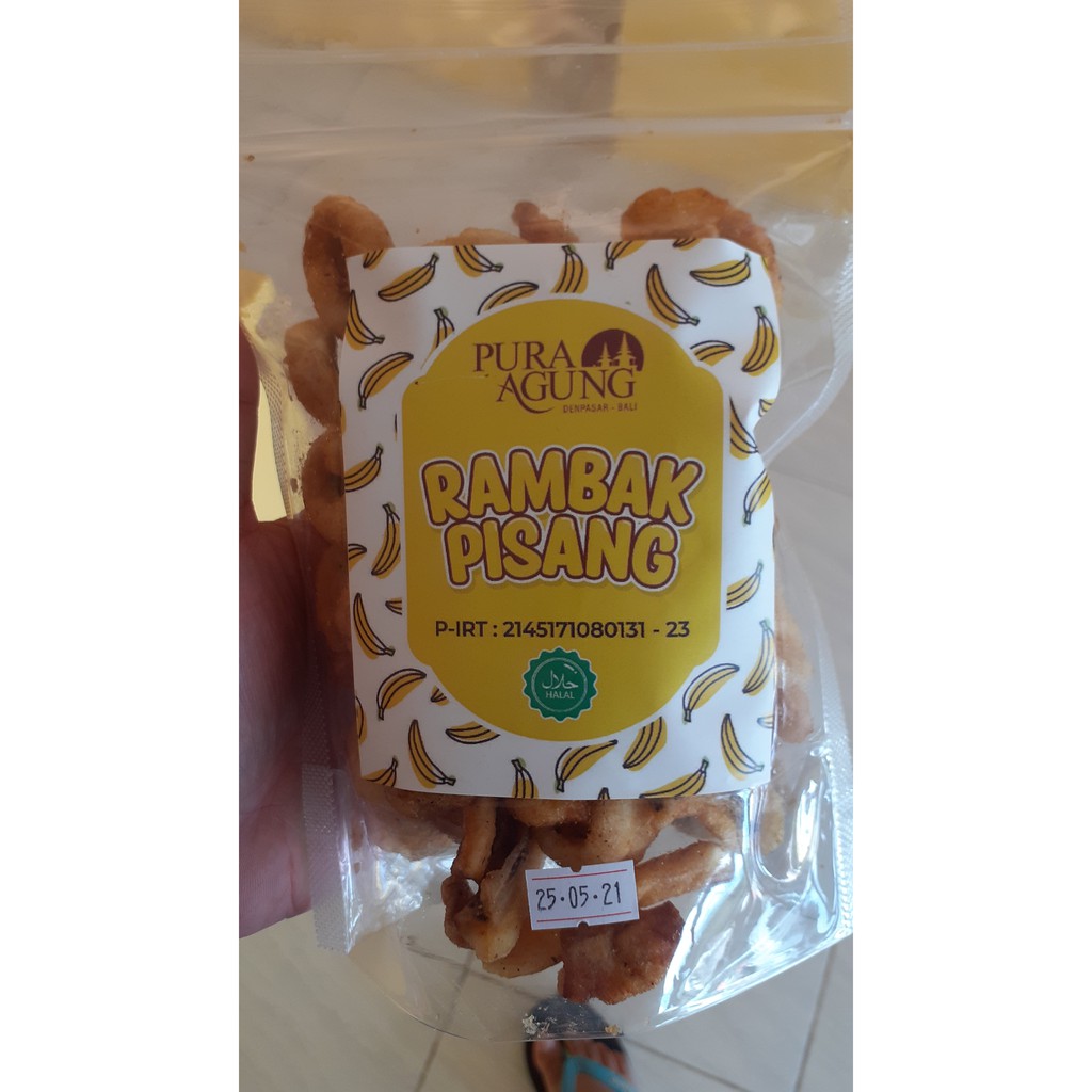 RAMBAK PISANG/ KRISPI BANANA PURA AGUNG 100% ASLI BALI FREE BUBBLEWRAP