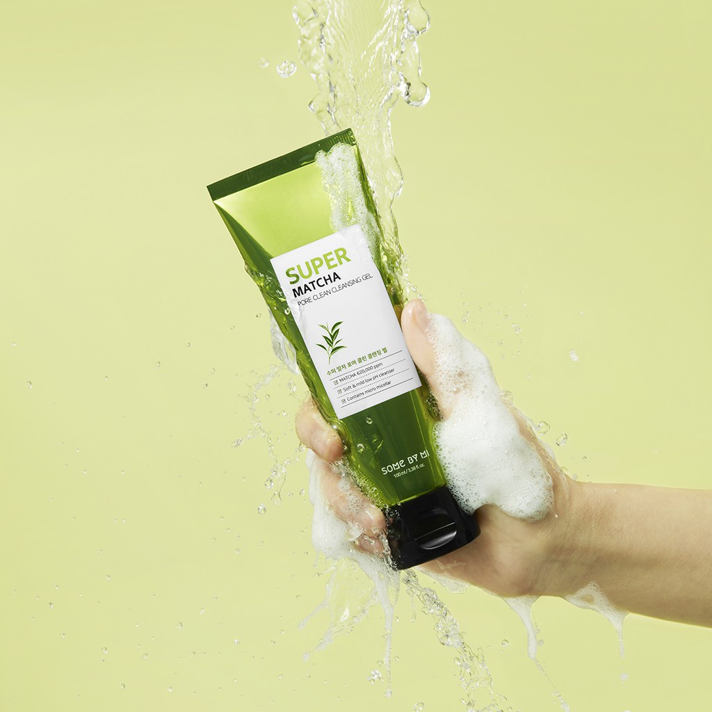 BPOM SOME BY MI Super Matcha Pore Clean Cleansing Gel 100ml somebymi