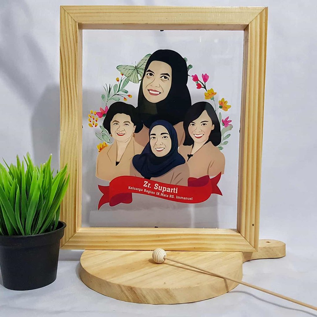 KADO / FRAME ON AKRILIK / FRAME MURAH / HADIAH WISUDA