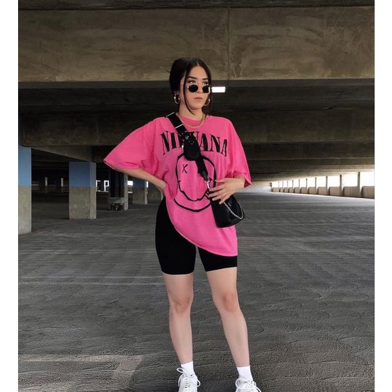 BISA COD - NIRVANA OVERSIZED TSHIRT - KAOS BAND - NASCAR TSHIRT - KAOS OVERSIZED - KOREAN STYLE