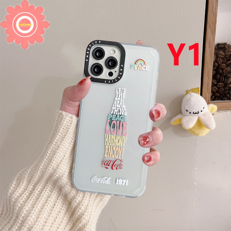 Soft Case Desain Coca Cola Untuk iPhone 6 6s 7 8 Plus X XS Max 11 12 13 Pro Max XR