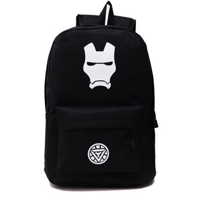 TAS ANAK SEKOLAH FULL BLACK SUPERHERO | BACKPACK BLACK