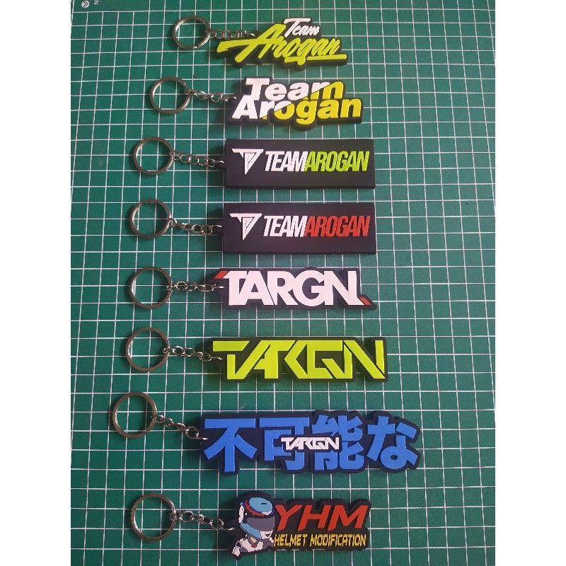 Gantungan kunci team arogan / keychain TA  gantungan kunci prostreet / gantungan kunci pasukan matic / gantungan kunci yellow corn