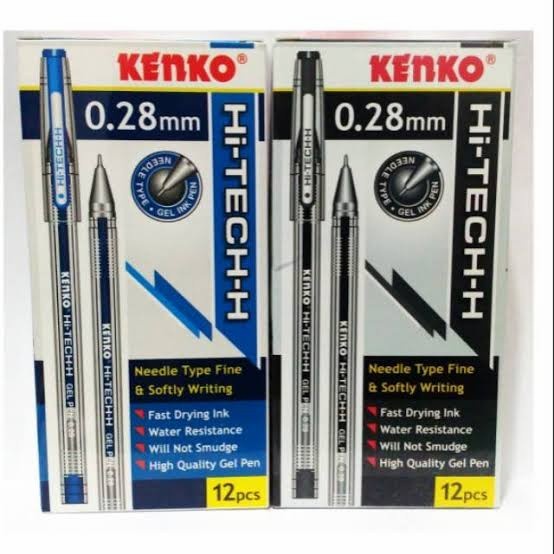 

CODE513 KENKO HITECH HI TECH 0.28 PULPEN PEN GEL - Hitam