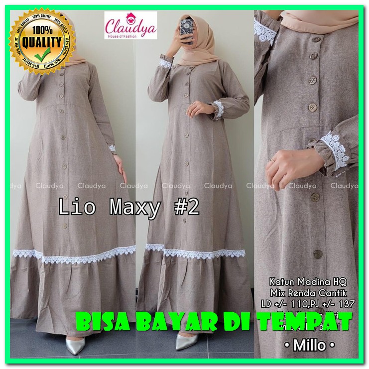 Gamis Katun Rauna Rk 278 / 279 / Dress Muslim / Gamis Dewasa / Ba KG636  Muslim/Terbaru / Sela Max