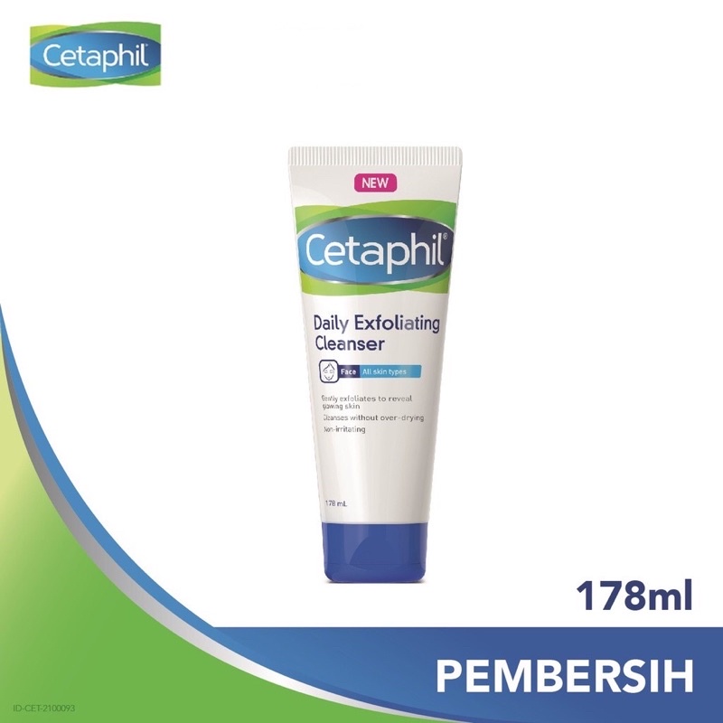 [BPOM] Ready Stock Cetaphil Daily Exfoliating Cleanser 178 ML