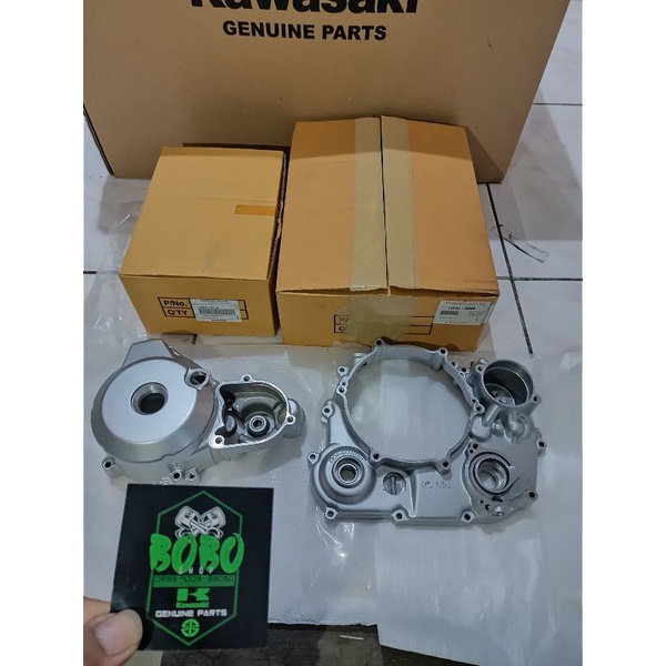 cover blok bak magnet kopling set kiri kanan klx250 KLX 250 original