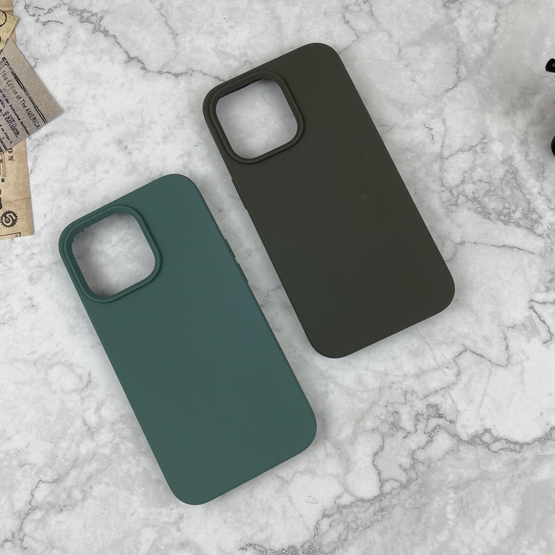 Soft Case Bahan Silikon Cair Dengan Logo Untuk iPhone 13 12 11 Pro X XS MAX XR 7 8 Plus