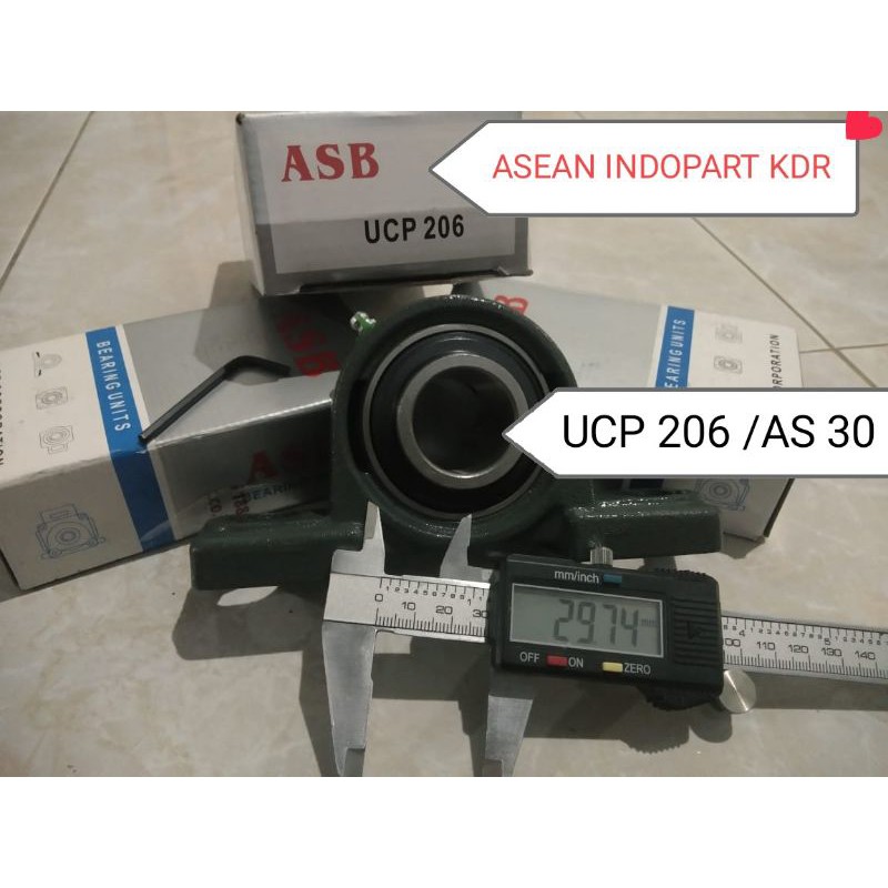 BEARING DUDUK /LAHER PILLOW BLOK UCP 206 as 30mm
