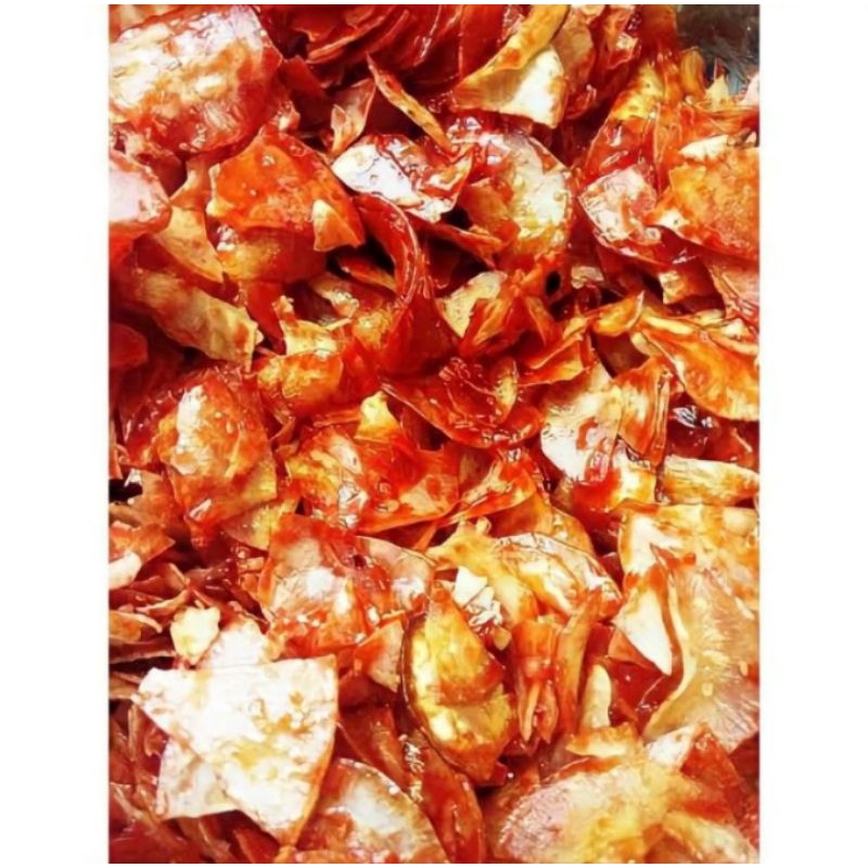 

keripik singkong pedas manis balado 500grm #keripik #pedas #manis #keripikpedasmanis