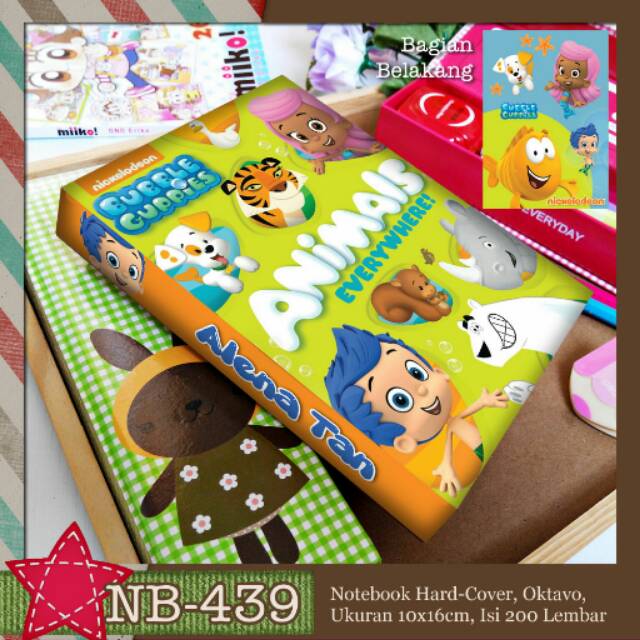 

Notebook A6 Bubble Guppies mermaid FREE TAMBAH NAMA