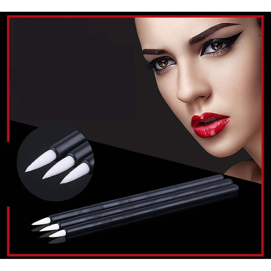 [1Pc Disposable Fiber Eyeliner Brush][ Eyes Professional Brushes][ Beauty Makeup Tools]