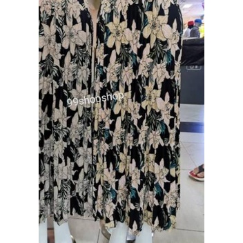 ○ Rok payung lebar/prisket//maxmara skirt// motif flower bunga import bangkok ✮