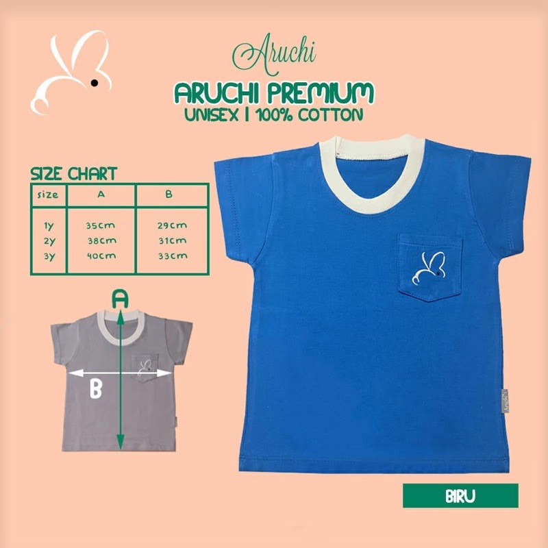 Aruchi T-Shirt Premium  Unisex 1Pcs