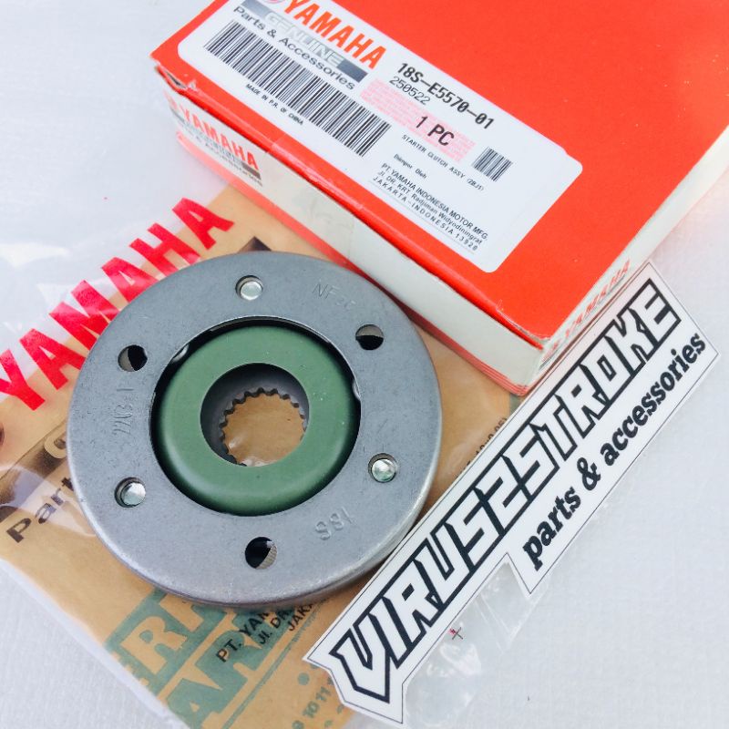 One Way Starter Clutch Assy Rumah Plat Pelor Stater Yamaha Mio J GT Soul GT Fino FI Xride X-Ride Ori