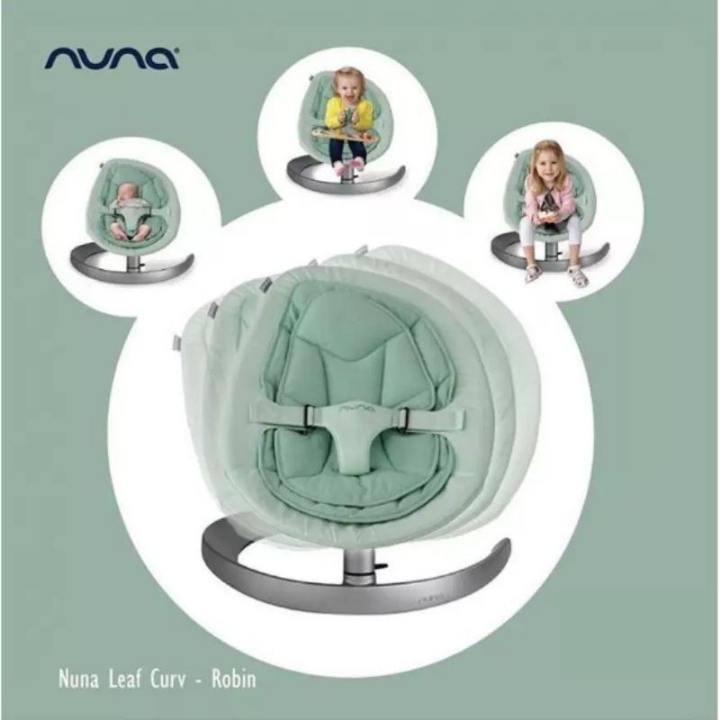 Nuna Leaf Curv 2019 Baby Swing/Soother