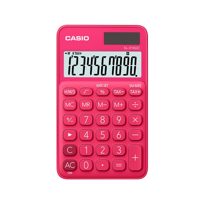 

CASIO Colorful Calculator SL-310UC-Red