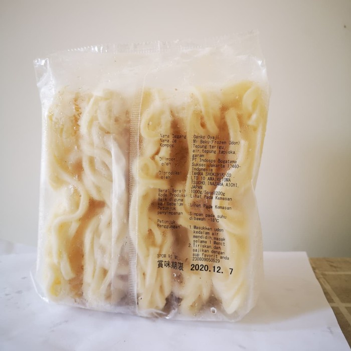 

impor-mie- mie udon frozen 1 kg isi 5 pcs import premium -mie-impor.