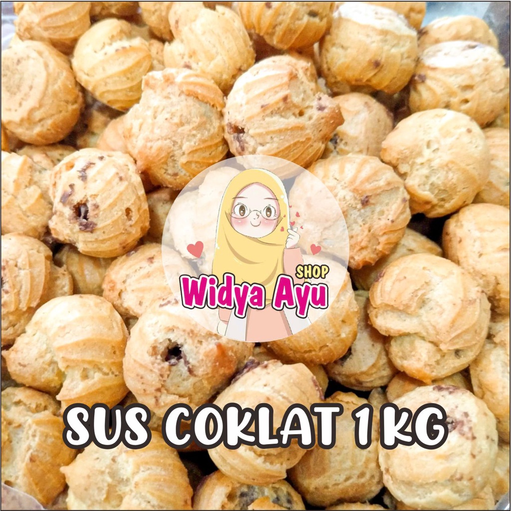 

Soes Coklat Kiloan 1kg Lumer Enak Murah/ Sus Coklat Kering Kiloan Sus Kering Isi Coklat WAP Shop