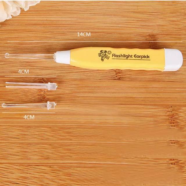 Pembersih Telinga Lampu LED Anak Bayi Korek Telinga Ear Pick LED