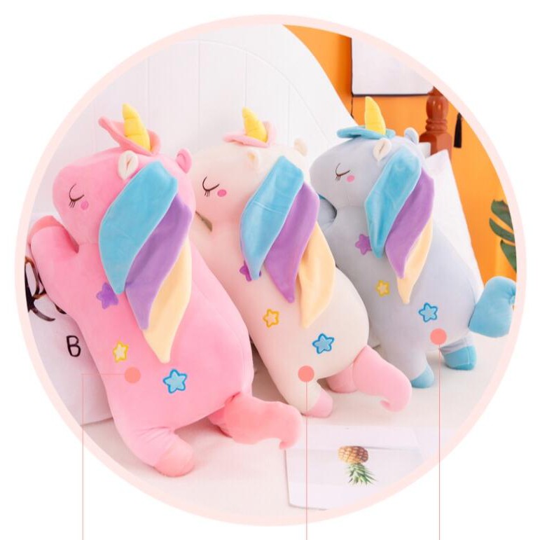 BONEKA UNICORN BINTANG LAY SUPER LEMBUT KUDA PONY