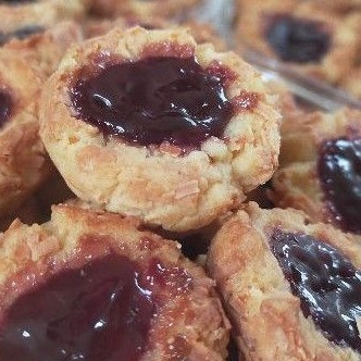 

thumbprint raspberry / blueberry