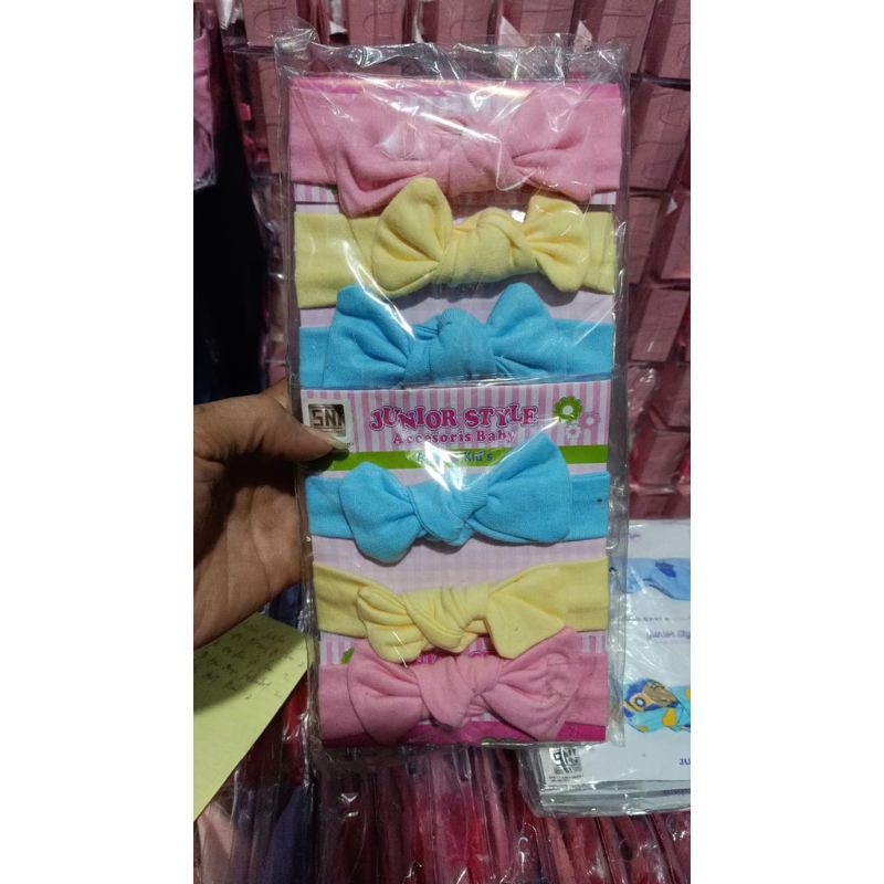 1Pcs BANDANA BAYI MOTIF / BANDO BAYI / headband bayi / AKSESORIS KEPALA  / BANDO PITA / BANDANA PITA