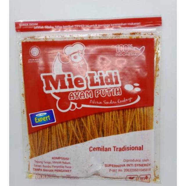 Mie Lidi Ayam Putih Mi Lidi Jajanan Jadul Mih Lidi Tempo Doeloe Snack Makanan Ringan-3