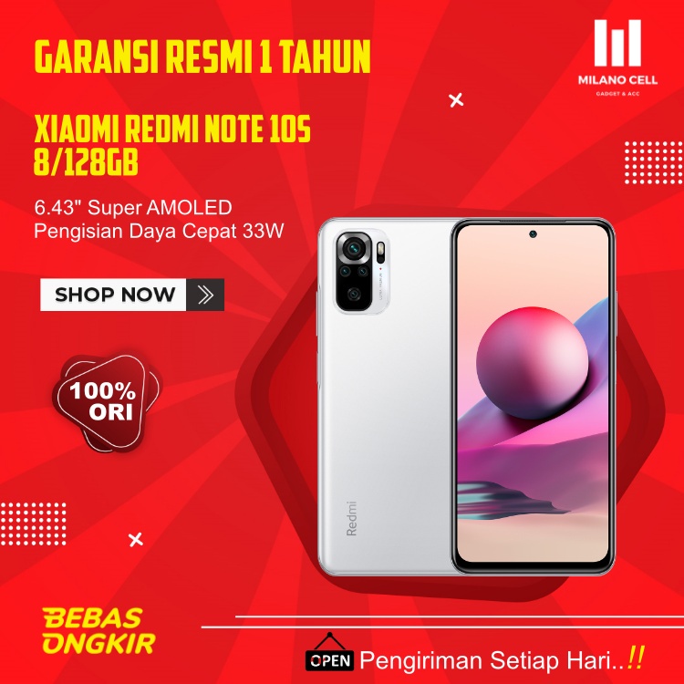 Xiaomi | Redmi Note 10s | Varian Kapasitas 6GB/64GB dan 8GB/128GB | Garansi Resmi-8