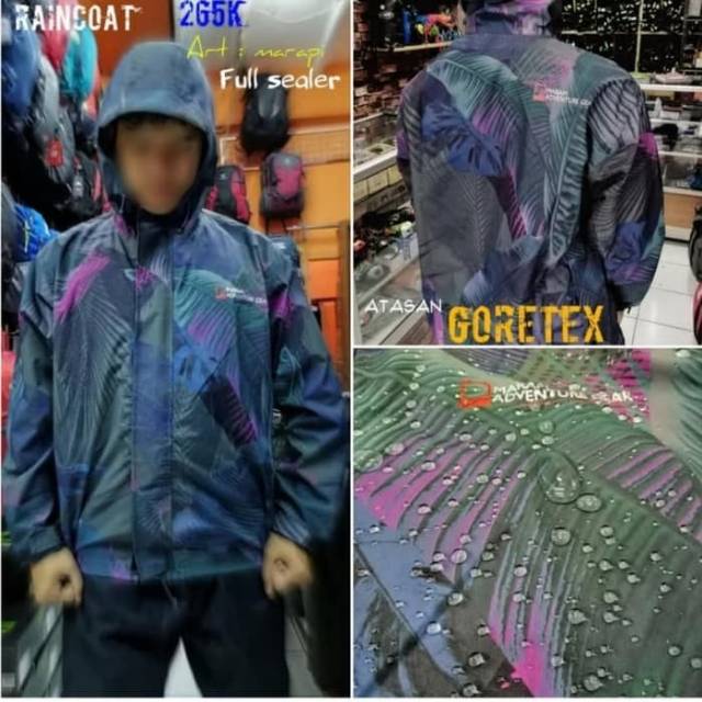 Jaket Gunung Jas Hujan Outdoor Marapi Waterproof